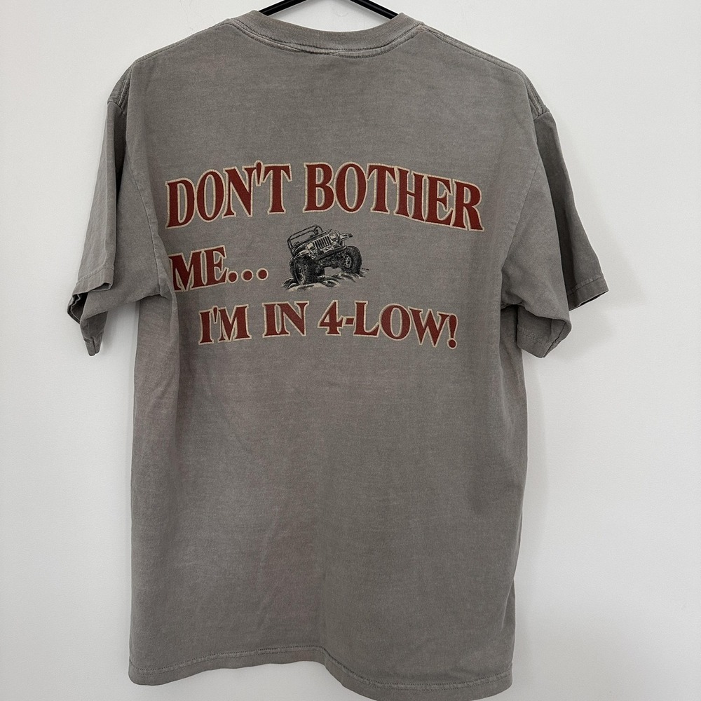 Ouray Colorado Shirt Mens Large Gray 4-Low Off Road‎ Jeep Graphic Anvil Cotton
